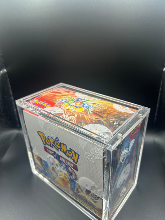 Pokémon TCG English Booster Box Acrylic Display Case - Stackable