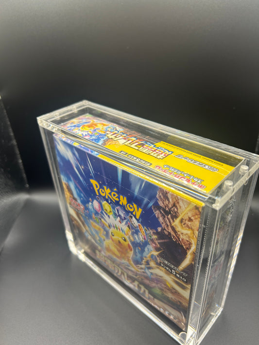 Booster Box Acrylic Display Case For Pokémon TCG Japanese Regular Set