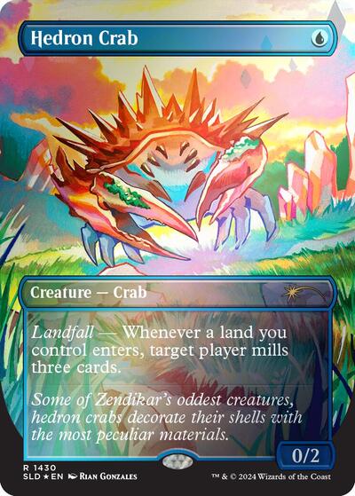 Hedron Crab (Rainbow Foil) - Front