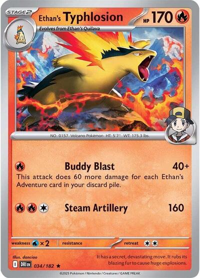 Ethan's Typhlosion - Front