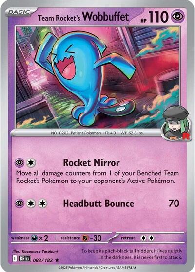 Team Rocket's Wobbuffet - Front