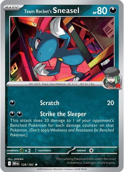 Team Rocket's Sneasel - Front