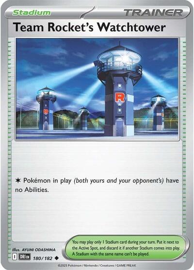 Team Rocket's Watchtower - Front