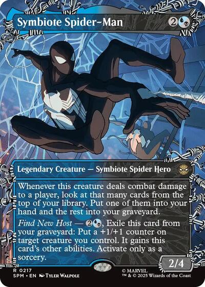 Symbiote Spider-Man (Borderless) - Front