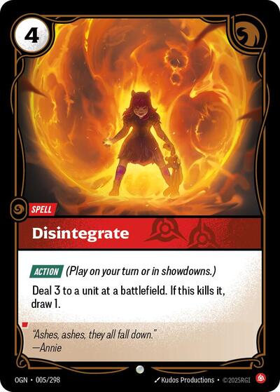 Disintegrate - Front
