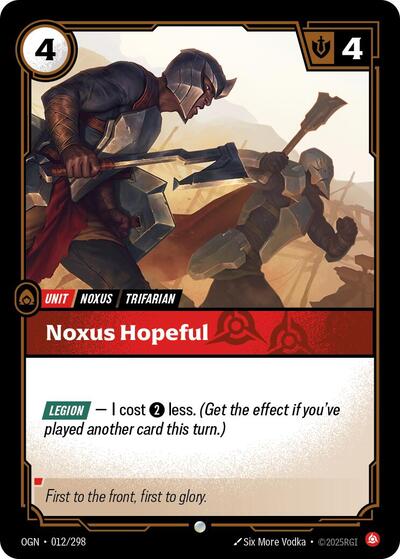 Noxus Hopeful - Front