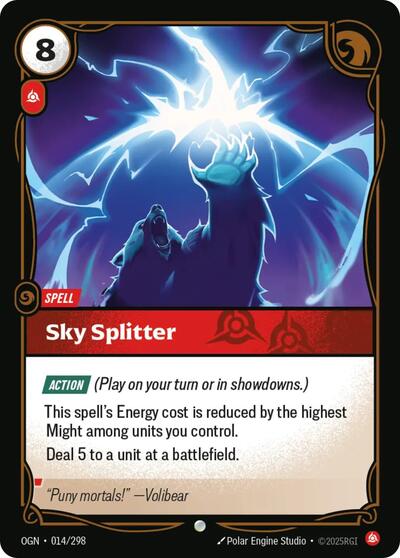 Sky Splitter - Front