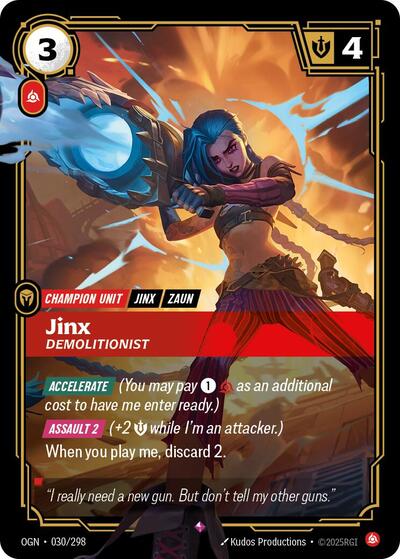 Jinx - Demolitionist - Front