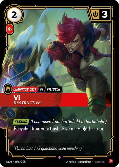 Vi, Destructive - Front