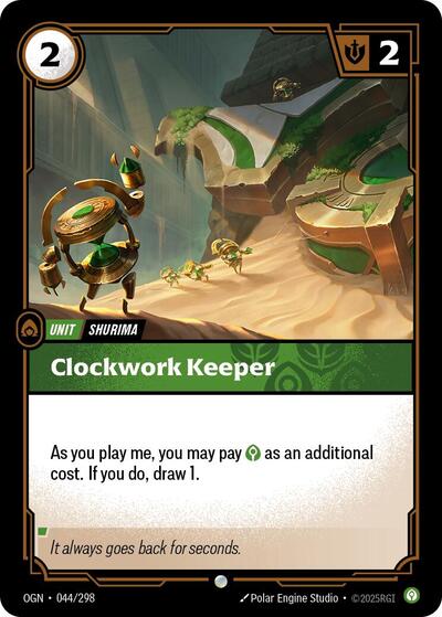 Clockwork Keeper - Front