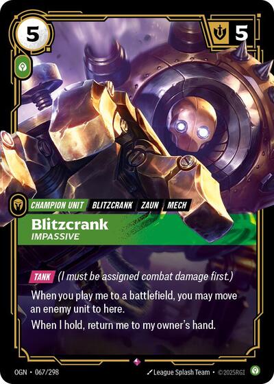 Blitzcrank, Impassive - Front