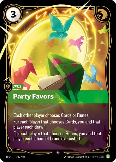 Party Favors - Front
