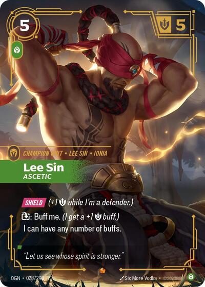 Lee Sin, Ascetic - Front