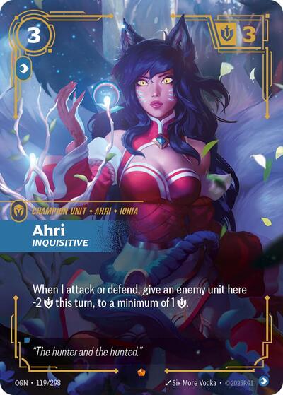 Ahri, Inquisitive - Front