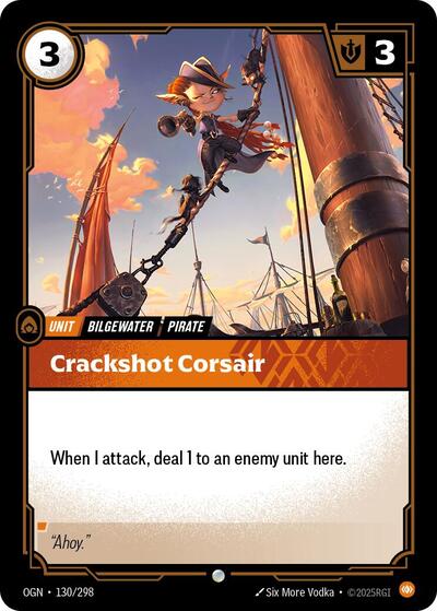 Crackshot Corsair - Front