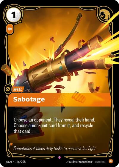 Sabotage - Front