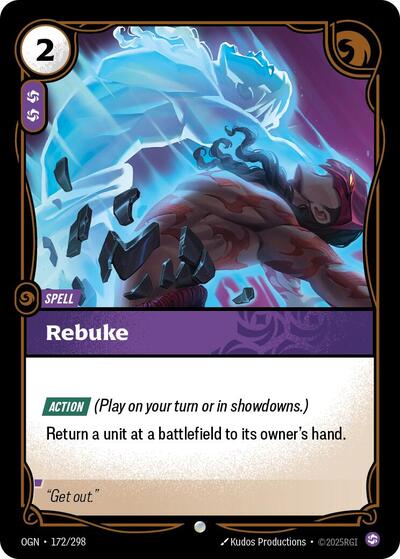 Rebuke - Front