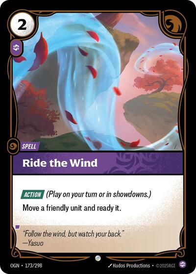Ride The Wind - Front