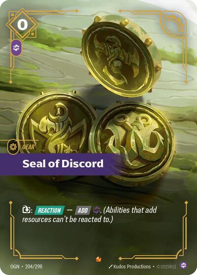 Seal of Discord - Front