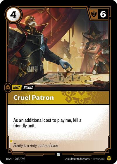 Cruel Patron - Front