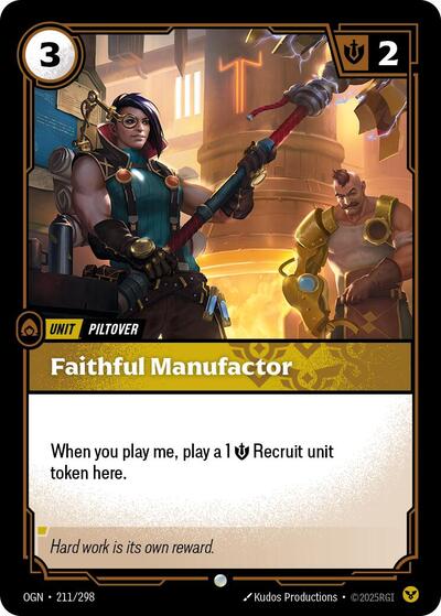Faithful Manufactor - Front