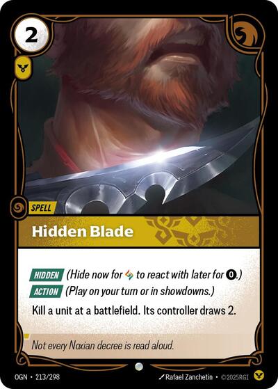 Hidden Blade - Front