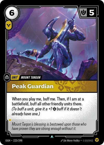 Peak Guardian - Front