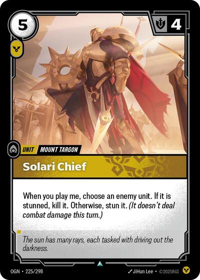 Solari Chief - Front