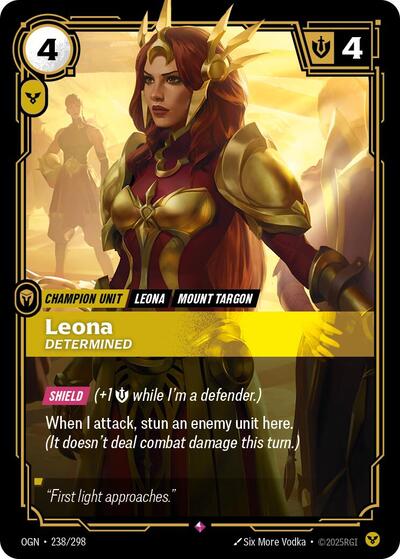 Leona - Determined - Front