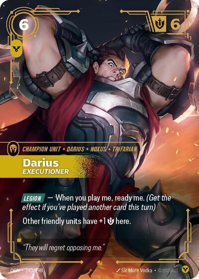 Darius, Executioner - Front