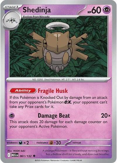 Shedinja - 061/132 - Front