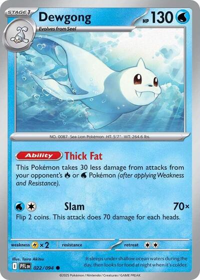 Dewgong - 022/094 - Front