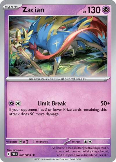 Zacian - 045/094 - Front