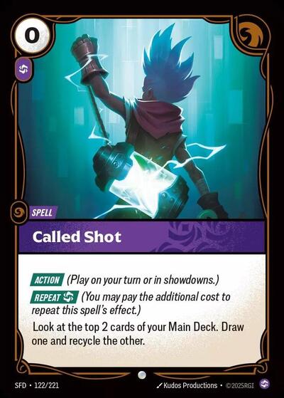 Called Shot - Front
