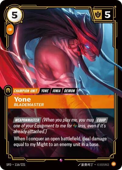 Yone - Blademaster - Front