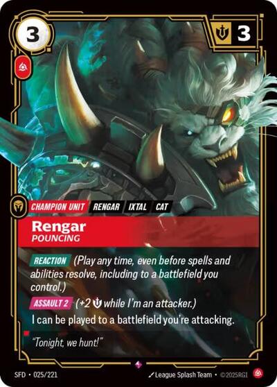 Rengar - Pouncing - Front