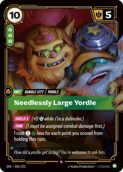 Needlessly Large Yordle - Front