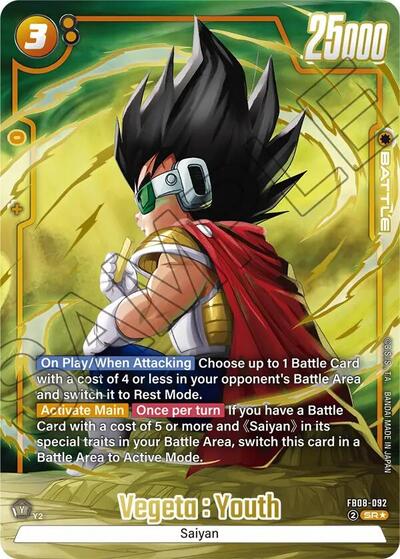 Vegeta : Youth (Alternate Art) - Front