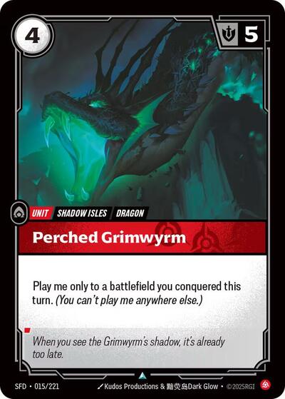 Perched Grimwyrm - Front