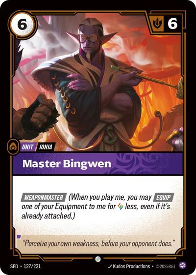 Master Bingwen - Front