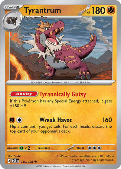 Tyrantrum - Front