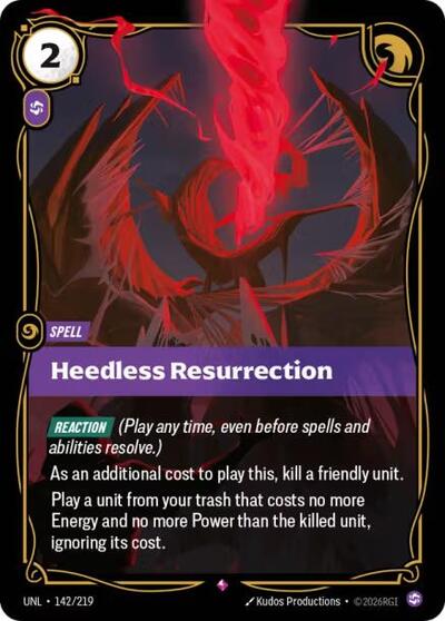 Heedless Resurrection - Front