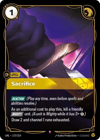 Sacrifice - Front