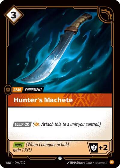 Hunter's Machete - Front