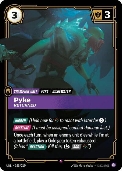 Pyke, Returned - Front