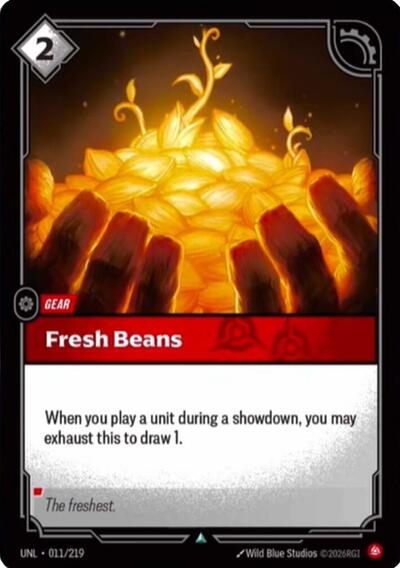 Fresh Beans - Front