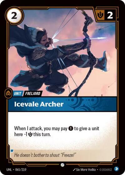 Icevale Archer - Front