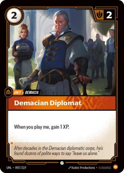 Demacian Diplomat - Front