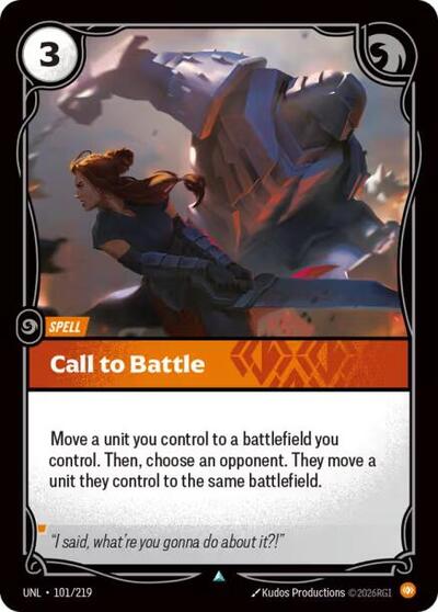 Call to Battle - Front