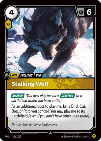 Stalking Wolf - Front
